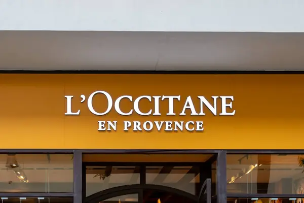 Honolulu Usa Januari 2024 Close Van Het Occitane Bord Hun — Stockfoto