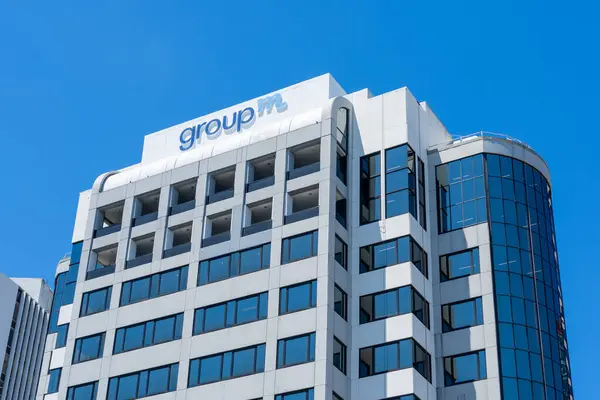 Auckland Nya Zeeland Januari 2024 Groupm Office Auckland Groupm Usa — Stockfoto