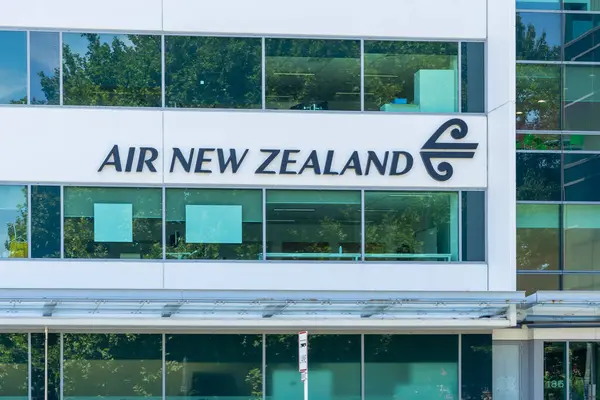 Auckland Nueva Zelanda Enero 2024 Oficina Corporativa Air New Zealand — Foto de Stock