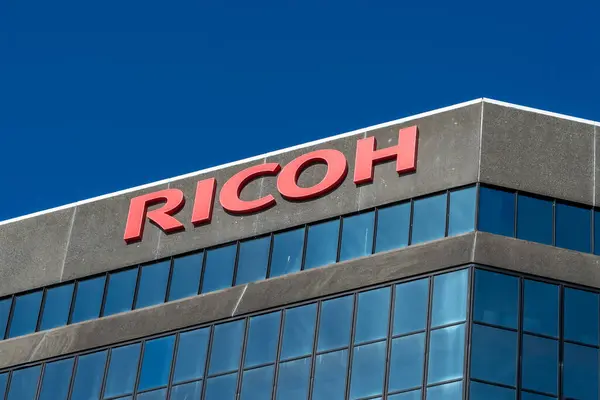 웰링턴 뉴질랜드 2024년 10일 뉴질랜드 웰링턴에 사무실 건물에 Ricoh Ricoh 로열티 프리 스톡 이미지