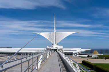 Milwaukee Sanat Müzesi, Milwaukee, Wisconsin, ABD, 3 Mayıs 2023. Milwaukee Sanat Müzesi bir sanat müzesidir ve koleksiyonunda yaklaşık 25.000 sanat eseri vardır..
