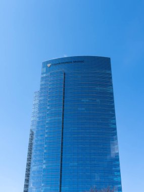 3 Mayıs 2023 'te Milwaukee, Wisconsin' deki Northwestern Ortak Merkezi. Northwestern Mutual, Amerika Birleşik Devletleri 'nin ortak finansal kuruluşudur..