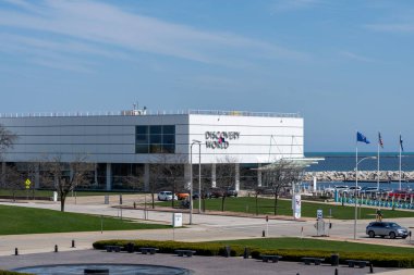 Keşif Dünyası, Wisconsin, Milwaukee, Wisconsin, ABD - 3 Mayıs 2023. Discovery World, Milwaukee 'de bir bilim ve teknoloji müzesidir..