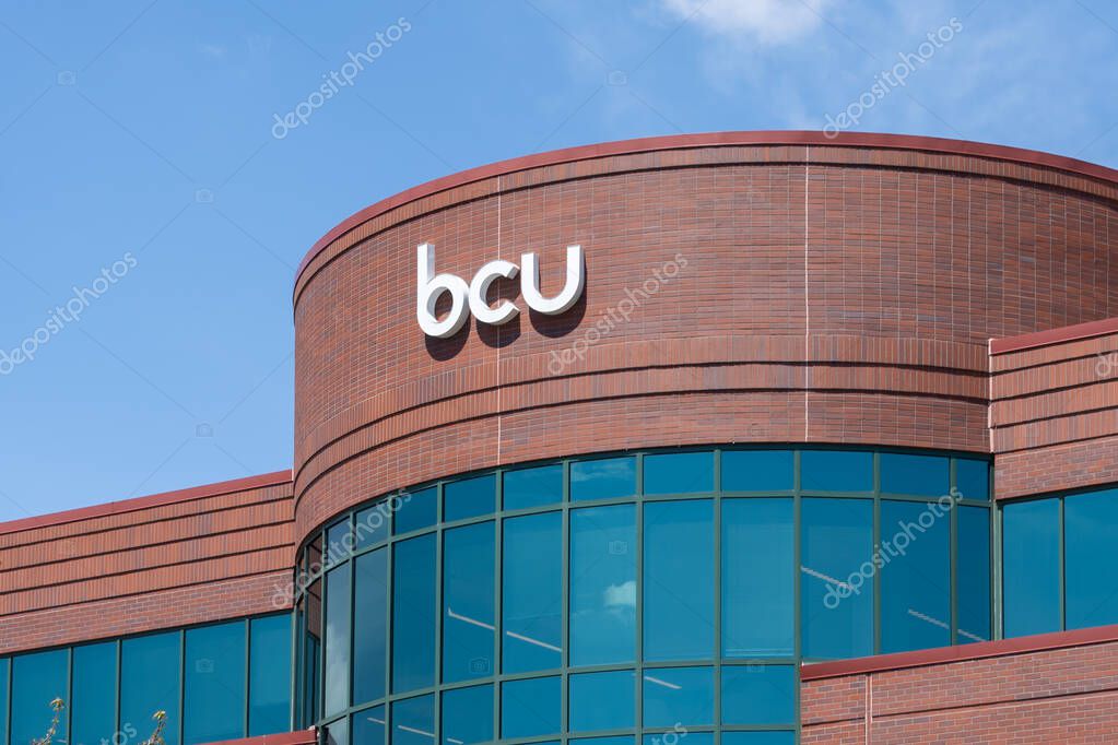 Baxter Credit Union (BCU) headquarters in Vernon Hills, Illinois, USA - May 3, 2023. Baxter Credit Union is an American financial company that provides financial solutions.