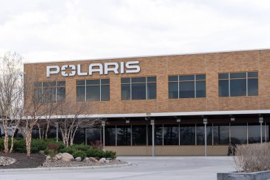 5 Mayıs 2023 'te Medina, Minnesota' daki Polaris Global Merkezi. Polaris Inc., Amerikalı bir otomotiv üreticisi..