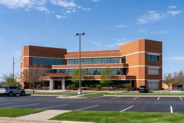 Summit Credit Union genel merkezi ve Amerikan Parkway Şube binası Madison, Wisconsin, ABD, 4 Mayıs 2023.