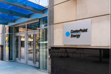 Minneapolis, Minnesota, ABD 'deki CenterPoint Enerji Ofisi, 5 Mayıs 2023. CenterPoint Energy, ABD 'li bir elektrik ve doğalgaz şirketi..