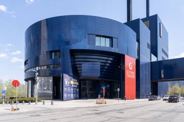 Minneapolis, Minnesota 'daki Guthrie Tiyatrosu. ABD, 5 Mayıs 2023. Guthrie Tiyatrosu tiyatro, prodüksiyon, eğitim ve profesyonel eğitim merkezidir..