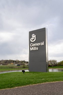 General Mills 'in Minneapolis, Minnesota' daki karargahı, 5 Mayıs 2023. General Mills, markalı işlenmiş tüketici gıdalarının çok uluslu üreticisi ve pazarlamacısı..