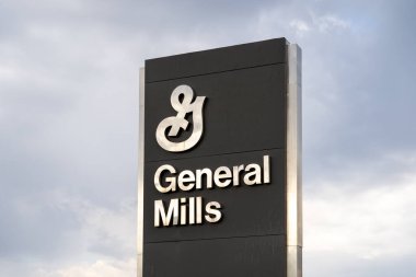 General Mills 5 Mayıs 2023 'te Minneapolis, Minnesota, ABD' deki karargahta imza attı. General Mills, markalı işlenmiş tüketici gıdalarının çok uluslu üreticisi ve pazarlamacısı..