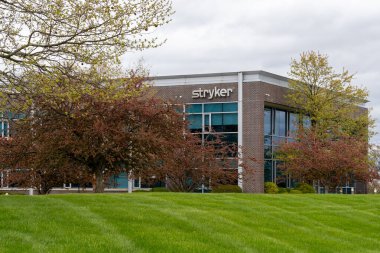 Stryker World Headquarters in Kalamazoo, MI, USA, May 2, 2023. Stryker Corporation is an American multinational medical technologies corporation. clipart