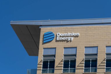 Salt Lake City 'deki Dominion Enerji Ofisi, Utah, ABD - 21 Haziran 2023. Dominion Energy, elektrik tedarik eden bir Amerikan enerji ve enerji şirketidir..