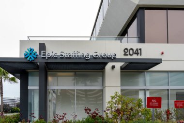 Epic Staffing Group headquarters on Rosecrans Ave in El Segundo, California, USA, on May 28, 2023. Epic Staffing Group is a staffing solutions provider in the life sciences and healthcare sectors. clipart