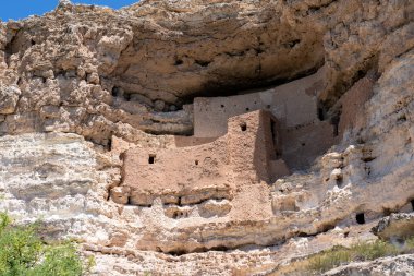 Cliff Palace, Colorado, ABD 'deki Mesa Verde Ulusal Parkı, 22 Mayıs 2023. Mesa Verde Milli Parkı, iyi korunmuş Atalarından kalma Puebloan kayalık konutlarıyla ünlüdür..