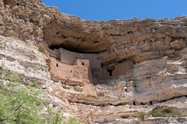Cliff Palace, Colorado, ABD 'deki Mesa Verde Ulusal Parkı, 22 Mayıs 2023. Mesa Verde Milli Parkı, iyi korunmuş Atalarından kalma Puebloan kayalık konutlarıyla ünlüdür..