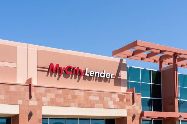 MyCityLender headquarters in Chandler, Arizona, USA, on May 26, 2023. MyCityLender is an independently owned and operated mortgage brokerage. clipart
