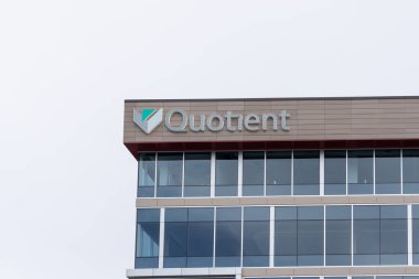 Quotient Technologies headquarters in Salt Lake City, Utah, USA - May 14, 2023. Quotient Technology, Inc. is an advertising technology company. clipart