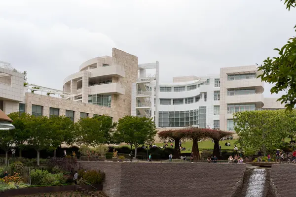 stock image Exterior view of Getty Center in Los Angeles, California, USA - May 28, 2023. The Getty Center is a campus of the Getty Museum and other programs of the Getty Trust.