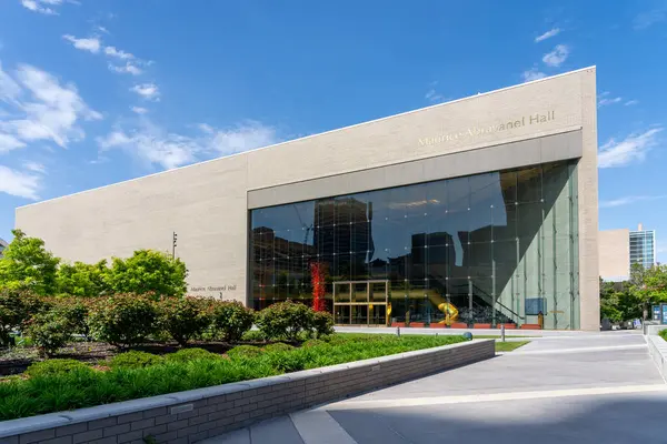 Abravanel Hall, Salt Lake City, Utah, ABD - 15 Mayıs 2023. Abravanel Hall, Utah Senfonisi 'ne ev sahipliği yapan ve Salt Lake İlçe Sanat Merkezi' nin bir parçasıdır..