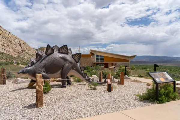 stock image Dinosaur National Monument Visitor Center in Utah, United States on May 16, 2023. Dinosaur National Monument is an American national monument.
