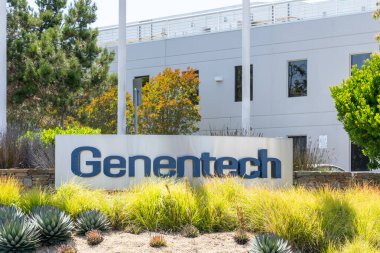 Genentech, Güney San Francisco, Kaliforniya, ABD - 7 Haziran 2023 Genentech, Inc., ABD 'li biyoteknoloji şirketidir..