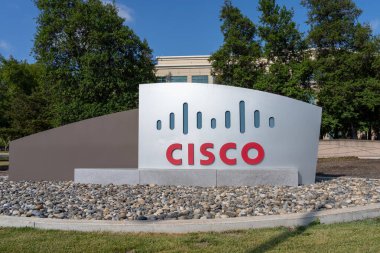Cisco merkezi San Jose, Kaliforniya, ABD - 8 Haziran 2023. Cisco Systems, Inc., ABD merkezli çok uluslu dijital iletişim teknolojisi şirketi..