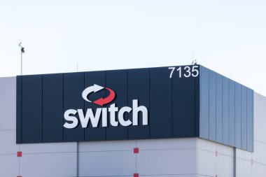 Merkezi Las Vegas, Nevada, ABD 'de değiştir. 31 Mayıs 2023. Switch, Inc. SUPERNAP veri merkezi tesislerini geliştiren ve işleten bir şirkettir..