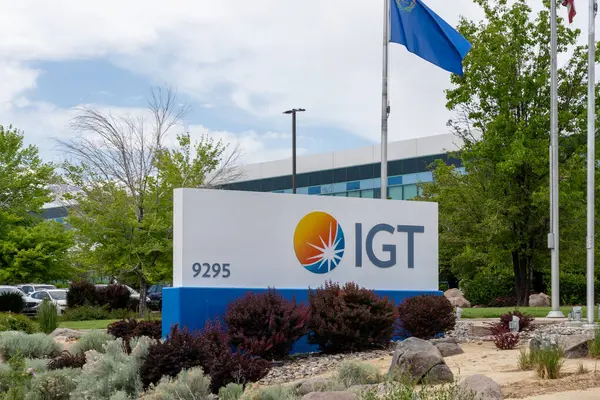 stock image IGT (International Game Technology) operating headquarters in Reno, Nevada, USA, June 5, 2023. IGT is an American gaming company.