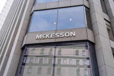 McKesson ofis binası San Francisco, CA, ABD - 6 Haziran 2023. McKesson Şirketi ilaç dağıtan bir Amerikan şirketidir..