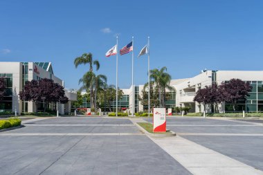  San Jose, CA, USA - 8 Haziran 2023: SK hynix America merkezi San Jose, CA, ABD - 8 Haziran 2023. SK hynix Inc., Güney Koreli dinamik rastgele erişim hafıza çipleri ve flash bellek çipleri tedarikçisidir.. 