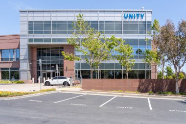 UNITY Biyoteknoloji Merkezi Güney San Francisco, Kaliforniya, ABD - 7 Haziran 2023. Unity Biotechnology, Amerikalı bir biyoteknoloji şirketidir. Yaşayan hücreleri hedef alan ilaçlar geliştirir..