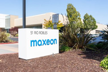 Maxeon Güneş Teknolojileri ofisi San Jose, San Jose, CA, ABD - 8 Haziran 2023. Maxeon, Maxeon ve SunPower marka güneş panelleri tasarlayan ve üreten Singapur merkezli bir şirkettir..