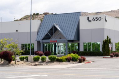 5 Haziran 2023 'te Sparks, Nevada, ABD' de bir Rinnai mağazası. Rinnai Şirketi çok uluslu bir Japon şirketidir..