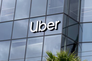 San Francisco, California, ABD 'deki genel merkez binasında 6 Haziran 2023. Uber Teknolojileri bir ulaşım şirketi..