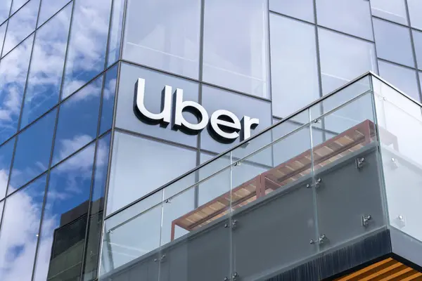 San Francisco, California, ABD 'deki genel merkez binasında 6 Haziran 2023. Uber Teknolojileri bir ulaşım şirketi..