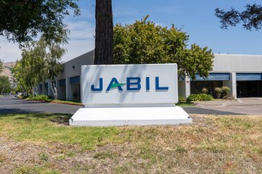 Fremont, Kaliforniya 'daki Jabil ofisi - 11 Haziran 2023. Jabil Inc. dünya çapında bir imalat şirketidir..