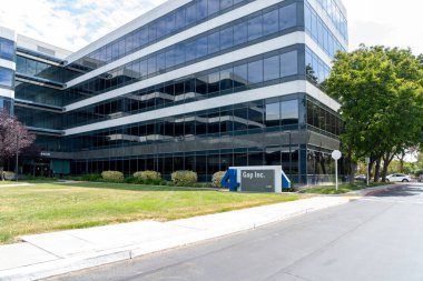 Gap Şirketi 'nin Pleasanton, CA, ABD' deki ofisi. 12 Haziran 2023. Gap, Inc., Amerikan giyim ve aksesuar perakendecisi..