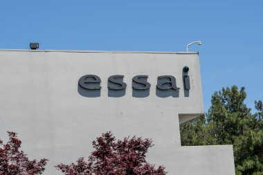 Essai karargahı Fremont, Kaliforniya, ABD - 11 Haziran 2023. Essai, Inc. Dinamik ve yenilikçi bir yüksek teknoloji üretim şirketidir..