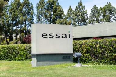 Essai karargahı Fremont, Kaliforniya, ABD - 11 Haziran 2023. Essai, Inc. Dinamik ve yenilikçi bir yüksek teknoloji üretim şirketidir..