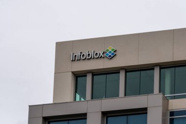 Ağ güvenlik şirketi Infoblox 'un merkezi Santa Clara, Kaliforniya, ABD - 10 Haziran 2023.