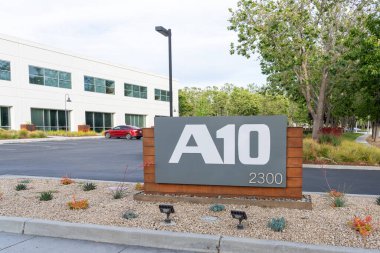 A10 Networks merkezi 10 Haziran 2023 'te San Jose, Kaliforniya' da. A10 Networks, uygulama dağıtım denetleyicileri üretiminde uzmanlaşmış bir Amerikan şirketidir..