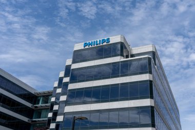 Philips 'in Pleasanton, CA, ABD' deki Philips Sağlık Ofisi 'ndeki imzasını kapatın. Philips Sağlık Hizmetleri, Hollandalı çeşitlendirilmiş teknoloji şirketi Philips 'in bir bölümüdür..