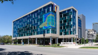 Salt Lake Bölge Savcılığı Binası Salt Lake City, Utah, ABD - 21 Haziran 2023.