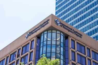 Uluslararası Acil Durum Sevkiyatı Akademileri (IAED) merkezi Salt Lake City, Utah, ABD - 21 Haziran 2023 IAED kar amacı gütmeyen standart bir kuruluştur.
