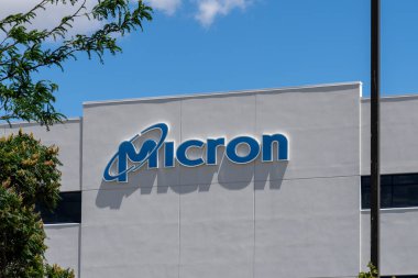 Micron Teknoloji ofis binası Silikon Vadisi, San Jose, CA, USA - 8 Haziran 2023. Micron Technology, Inc., ABD 'li bilgisayar hafızası ve veri depolama üreticisi..