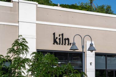 ABD, Utah, Salt Lake City 'deki Gateway' de 27 Haziran 2023 tarihli fırın tabelası. Fırın, kiralık olarak kullanılabilecek esnek bir butik ofis alanıdır.. 