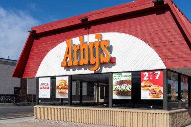 Salt Lake City, Utah, ABD 'de bir Arby restoranı, 23 Haziran 2023. Arby 's bir Amerikan fast food sandviç restoran zinciri..