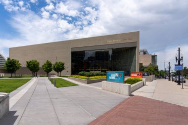 Abravanel Hall, Salt Lake City, Utah, ABD - 15 Mayıs 2023. Abravanel Hall, Utah Senfonisi 'ne ev sahipliği yapan ve Salt Lake İlçe Sanat Merkezi' nin bir parçasıdır..