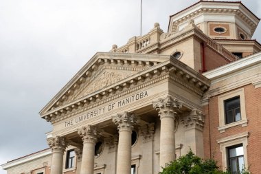 University of Manitoba Administration Building in Winnipeg, MB, Canada, on July 19, 2023. The University of Manitoba is a Canadian public research university in the province of Manitoba clipart