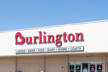 Burlington mağazası, Salt Lake City, Utah, ABD, 23 Haziran 2023. Burlington, Amerikan ulusal indirimli mağaza perakendecisi..